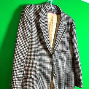 Vintage Plaid Blazer